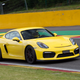 Porsche Cayman GT4 for the purpose of a track car, preferably in yellow.